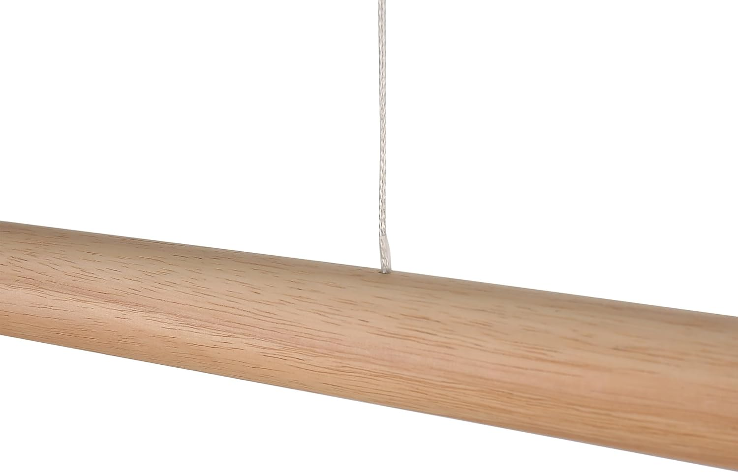 Lexi Lighting Freya LED Pendant Light, Minimalist Dimmable Linear Wood Light Fixture Chandelier, 3000K/4000K/6000K Color Temperature, H157 X L151Cm, Natural Hanging Lamp for Dining Room Kitchen Island image number 5