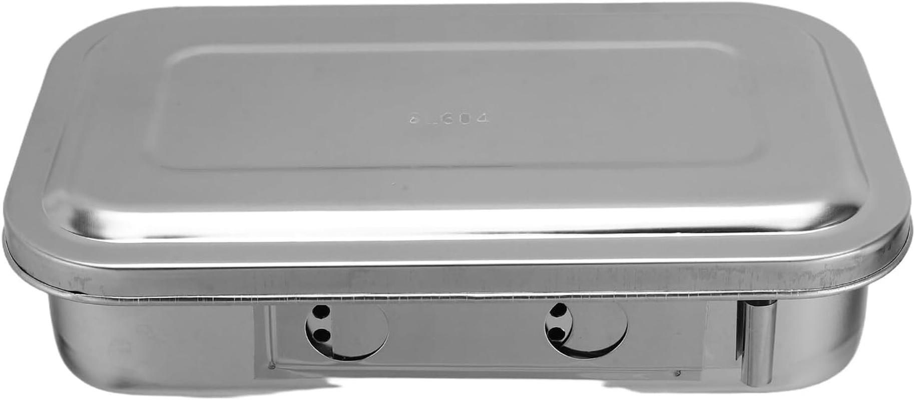 TEHAUX Nail Tool Sterilizer Box Stainless Steel Disinfection Tray for Nail Care Tool Sterilizer Lid Thick Disinfection Container Beauty Salon Equipment Soaking Case for Manicure Accessori image number 5