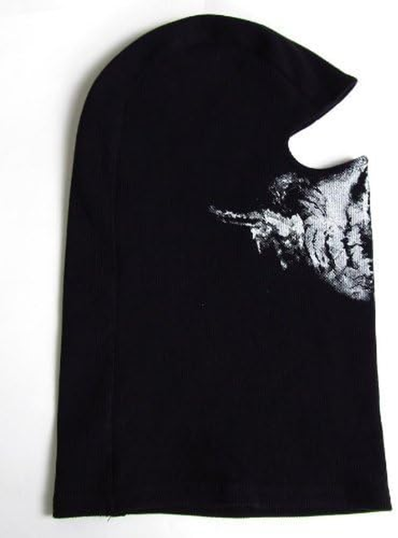 Surprise Mask Skull for Ghost Motorcycle Mask Face Mask Black image number 1