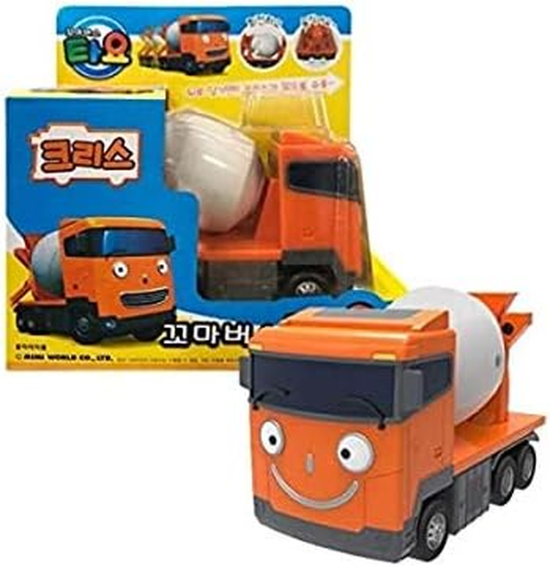 TAYO [TOY] N the Little Bus Pull Back Toy Mixer Truck Chris