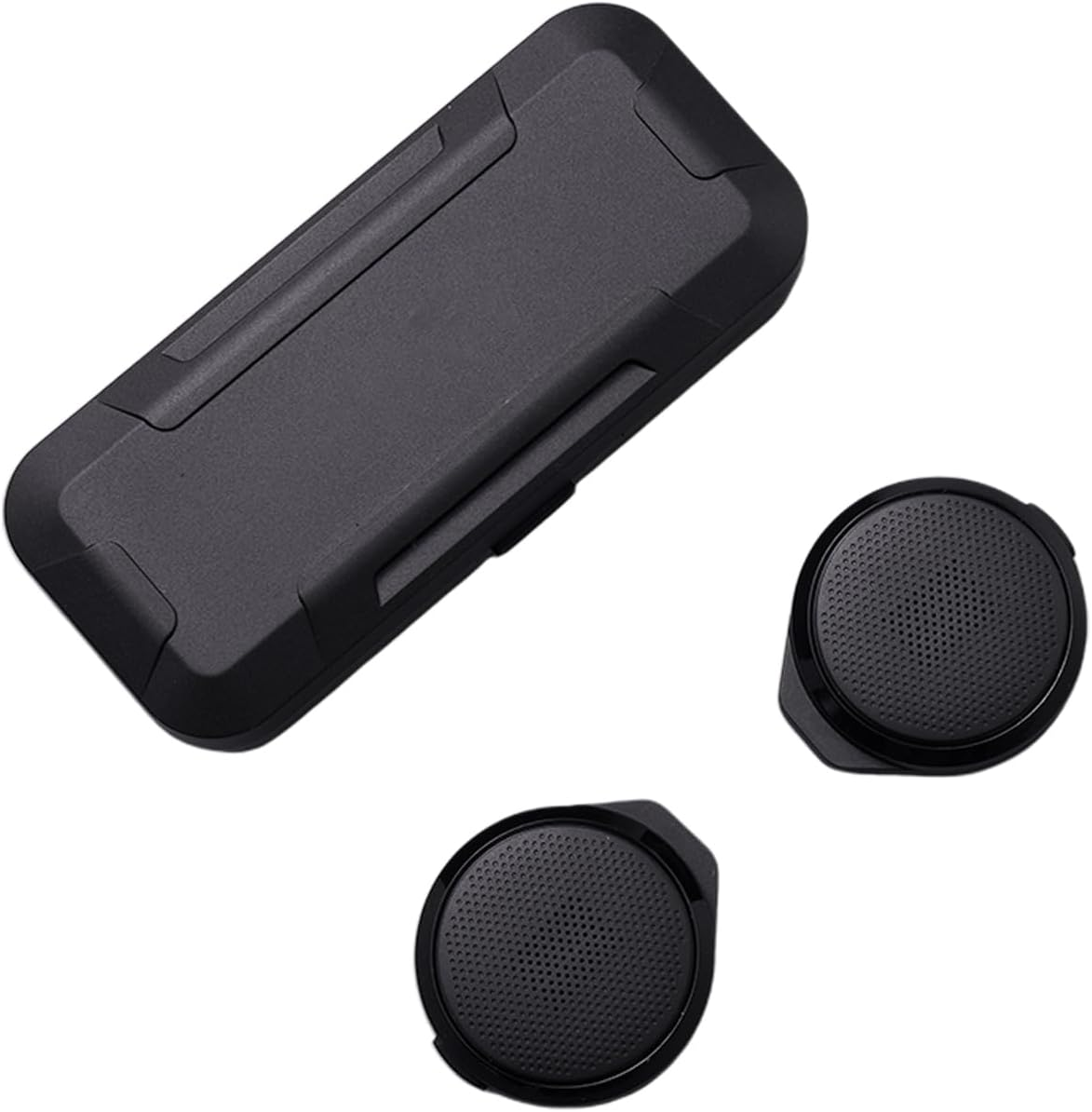 Charging Case Headphone - Travel Gear, Compact Headset | Noise Isolation Technology Usage Use for Motorcycle Riding Road Trip Sport Wearable Gadget Calls Excursion Touring Workout Entertainment image number 4