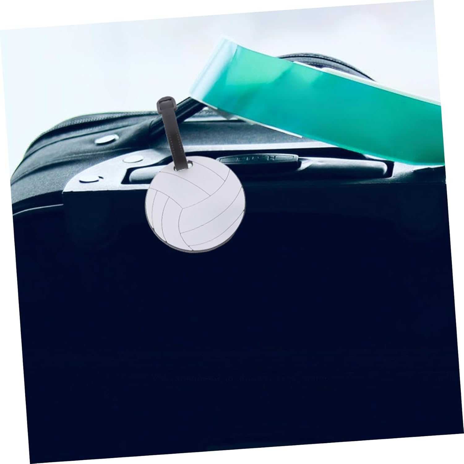 NIYANGLE 5Pcs Soft PVC Luggage Tags for Sports Soccer Baseball Football Volleyball Basketball Outdoor Sports Accessories image number 4