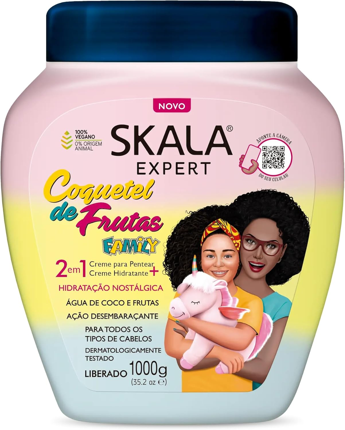 SKALA Coquetel De Frutas Hair Cream Hair Treatment Conditioning (1000G)