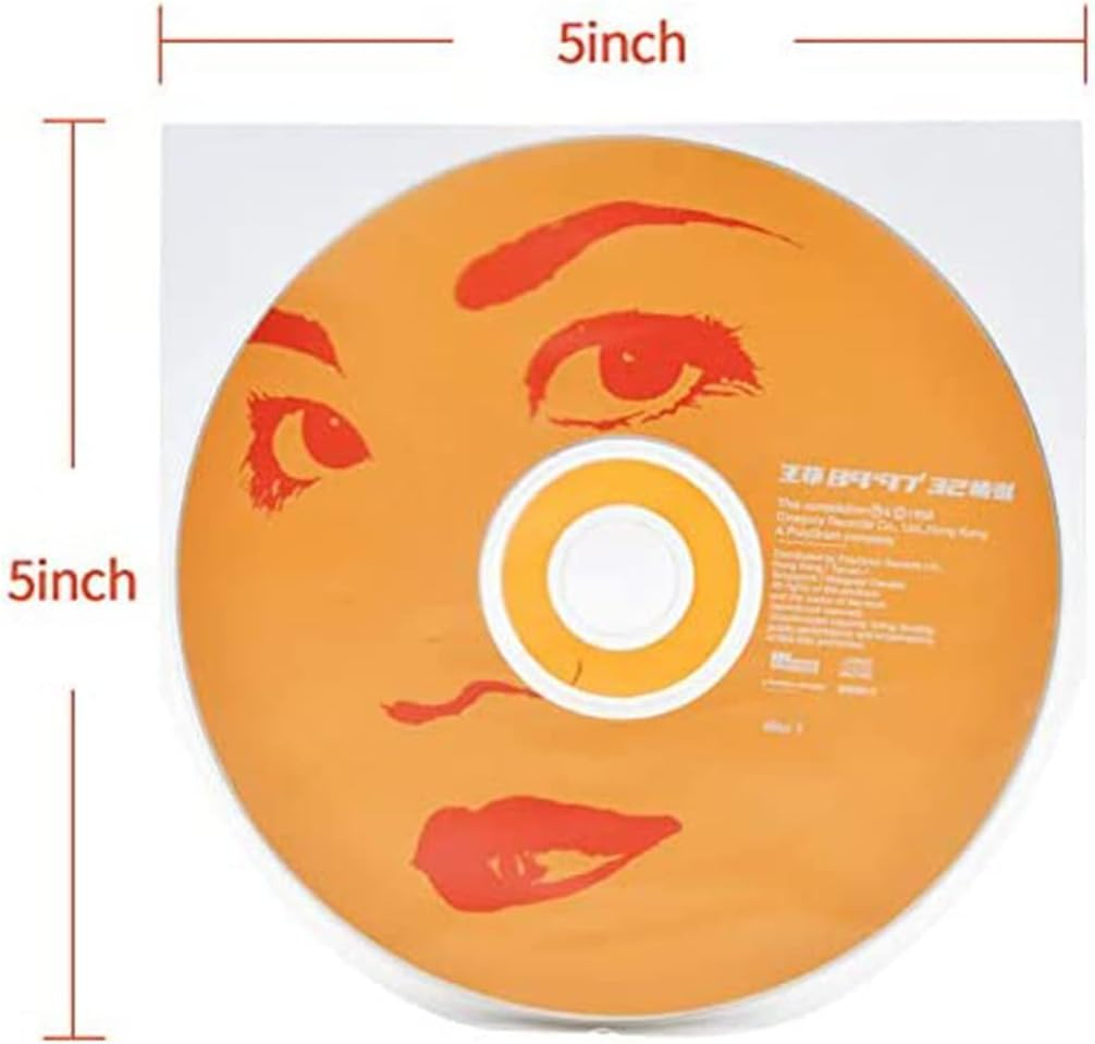 Lucausd 100Pcs Inner Sleeves for Mini LP SHM-CD Clear Sleeves image number 3