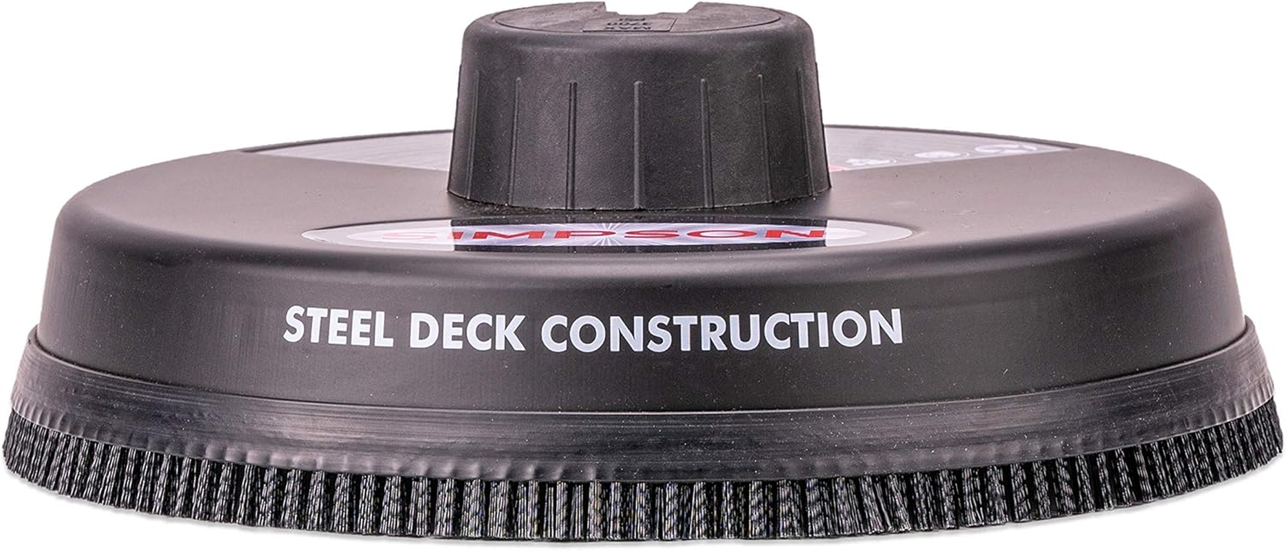 Simpson Cleaning 80165 Universal Scrubber, Rated 15" Steel Pressure Washer Surface Cleaner for Cold Water Machines, 1/4" Quick Connection, Recommended Min 3000 Max of 3700 PSI, Black image number 6