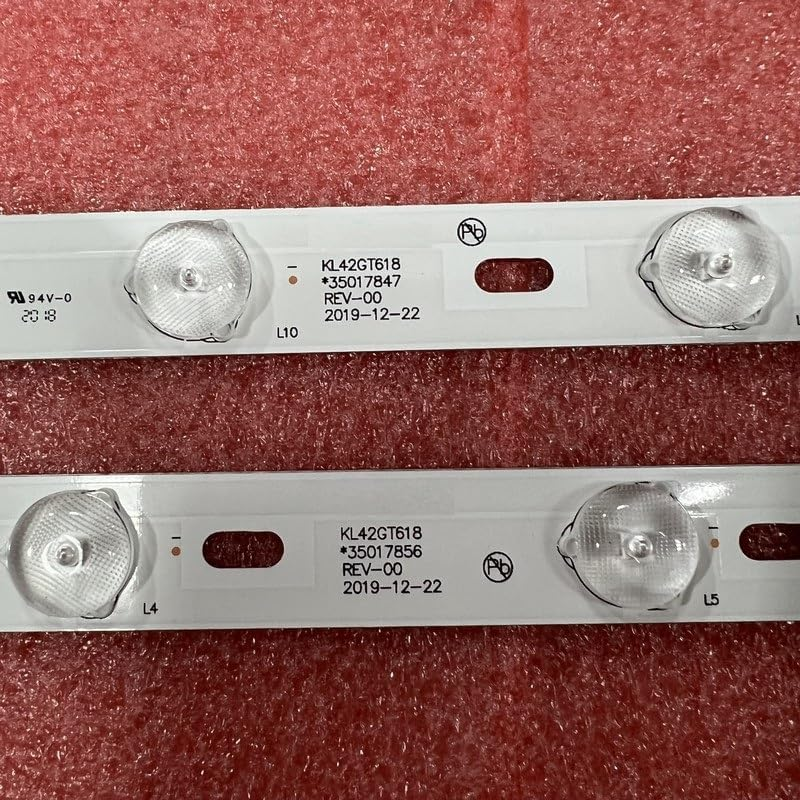 8Pcs LED Bar Compatible with DNS K42A619 Compatible with Supra STV-LC42T410FL Compatible with Konka 42" TV KL42GT618 35017849 35017855 35017848 image number 3