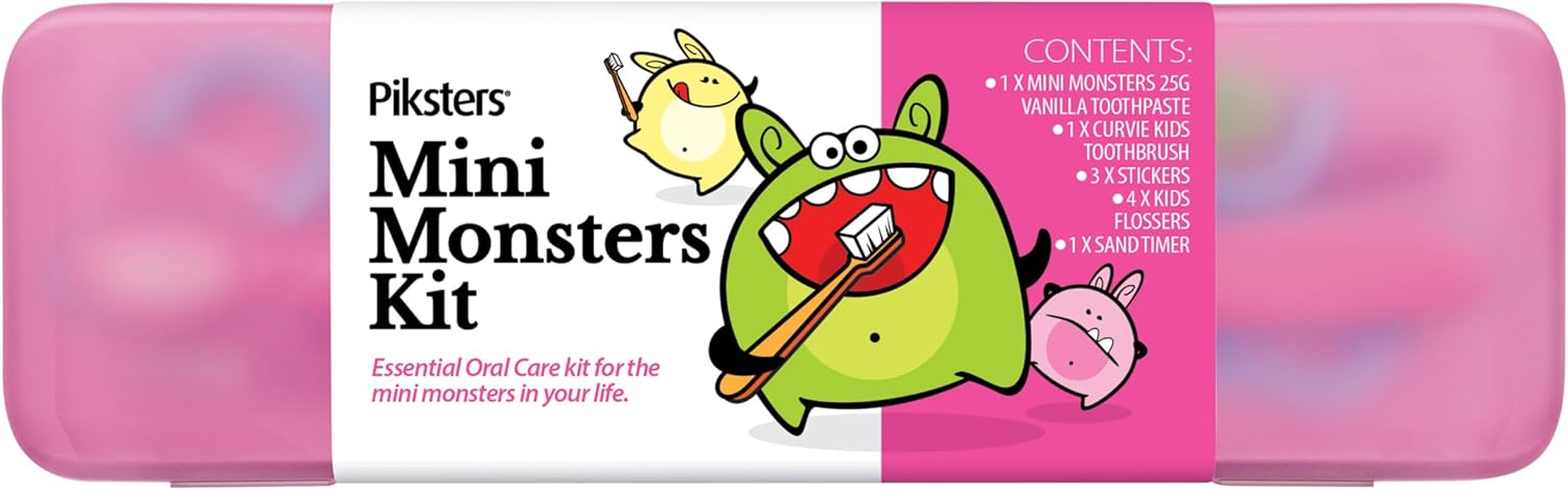 Piksters Junior Mini Monsters Oral Care Kit image number 5