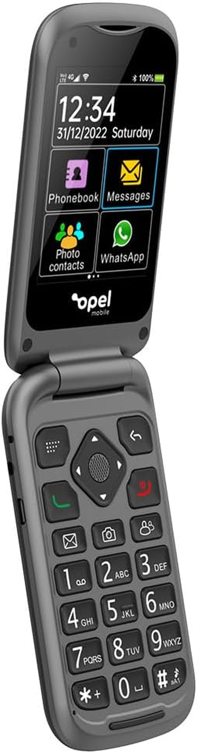Opel Mobile 4G Touchflip Cellular Phone