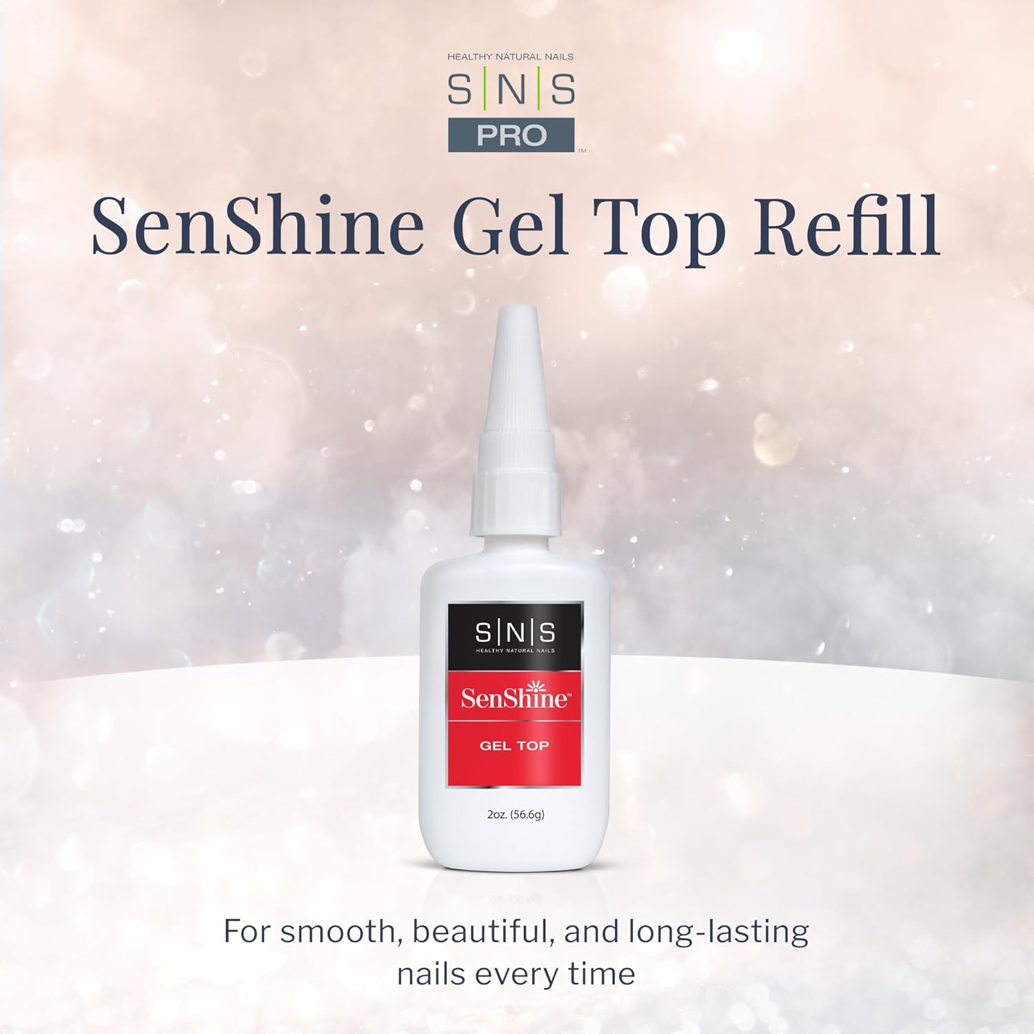 SNS Nails Gel Top Refill, 2 Oz image number 2