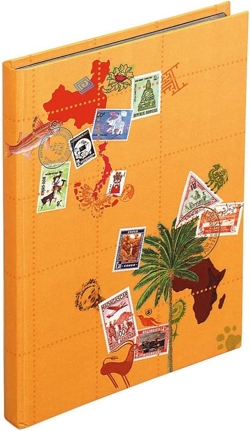 Exacompta 25644E - Globe Trotter Stamp Album, 22.5X30.5Cm, 16 Pages, 9 Strips, Random Colour Cover image number 2