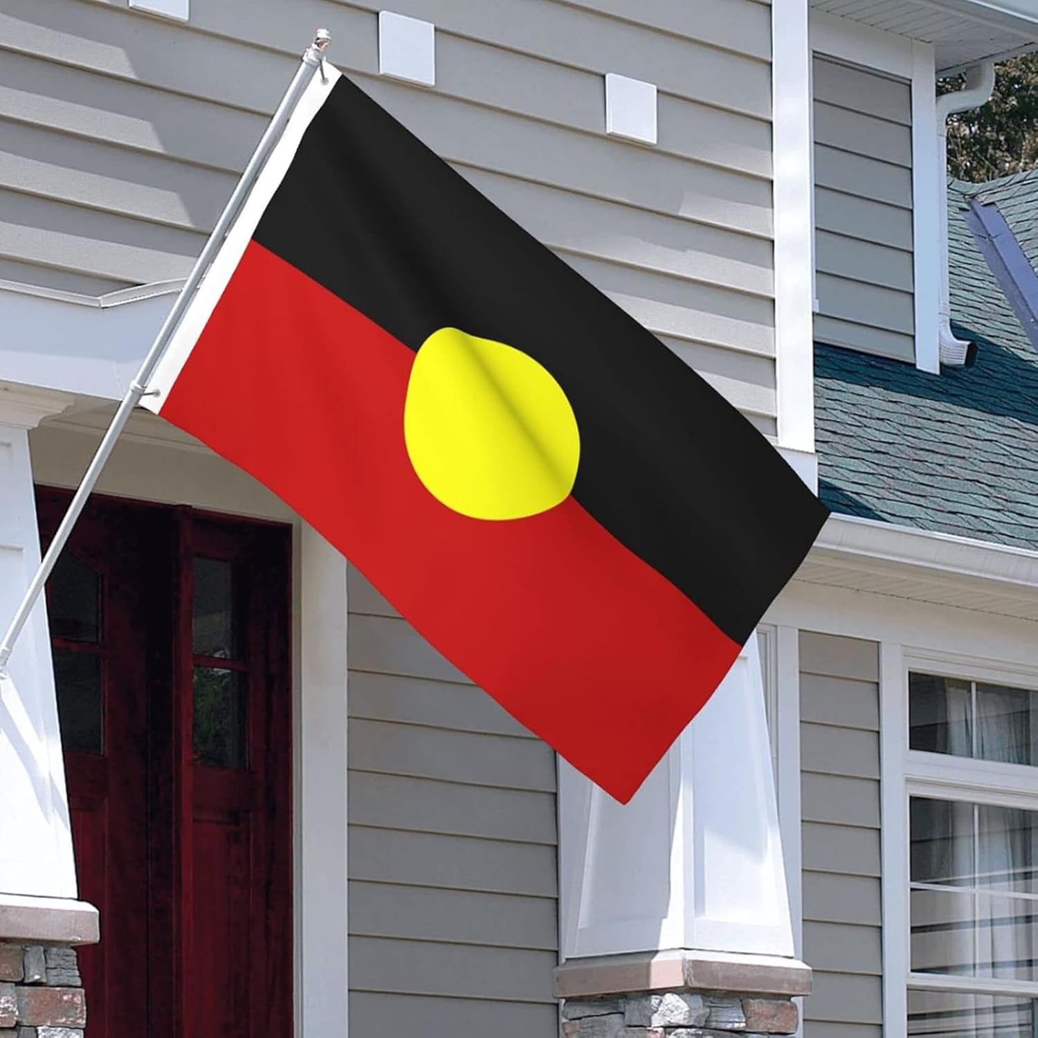 Aboriginal Flag of Australia, 150 X 90 Cm, Black Red Yellow Design