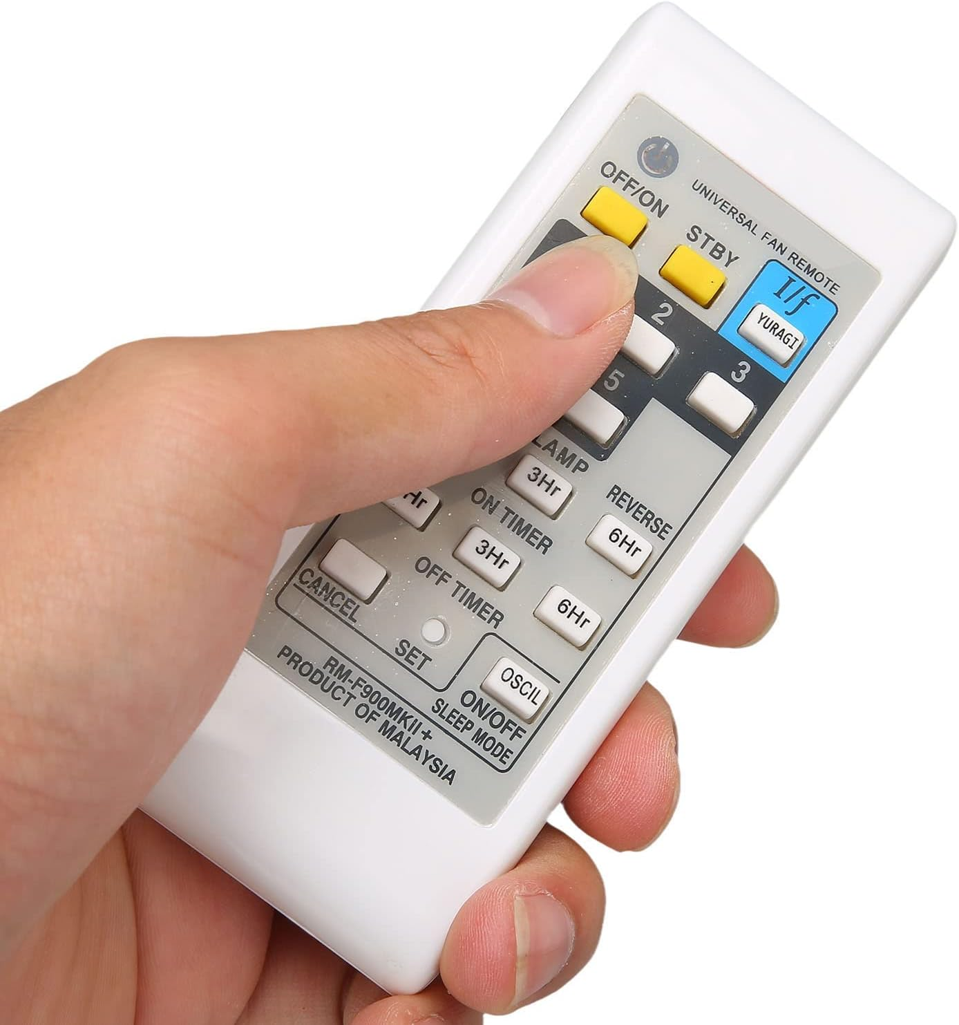 Universal Electric Fan Remote Control,Replacement Remote Control for Electric Fan,Ergonomic Design,For Home Hotel Office (A) image number 2