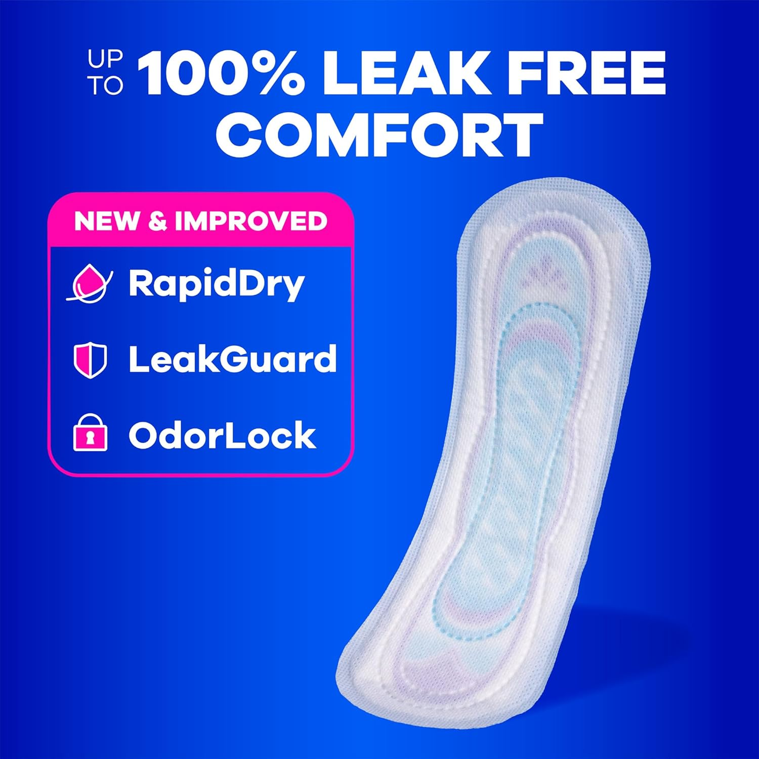 Always Ultra Thin Feminine Pads for Women, Size 2, Super Absorbency, Unscented, 40 Count - Pack of 3 (120 Count Total) (Packaging May Vary) image number 3