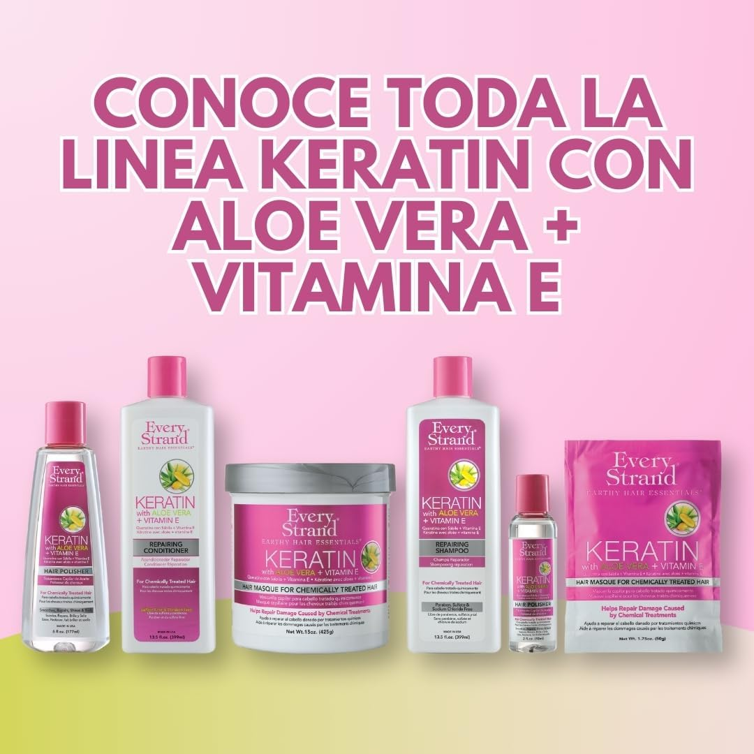 EVERY STRAND Keratin Hair Masque, 15 Oz image number 2