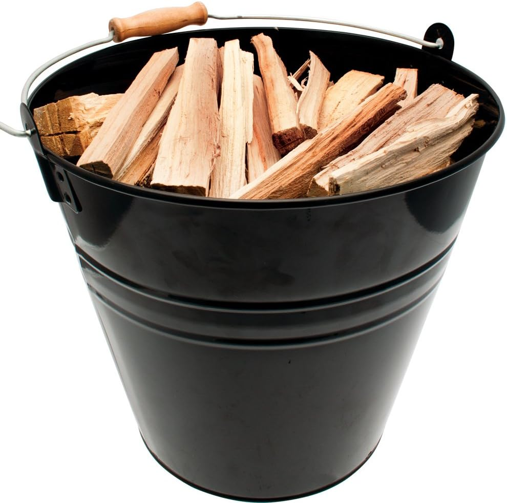 Valiant Fireside Kindling, Log, Coal & Fuel Storage Skuttle Bucket (FIR243)