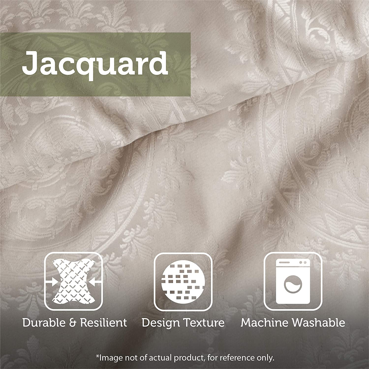 Madison Park Aubrey 6 Piece Jacquard Duvet Set, King/Cal King image number 4