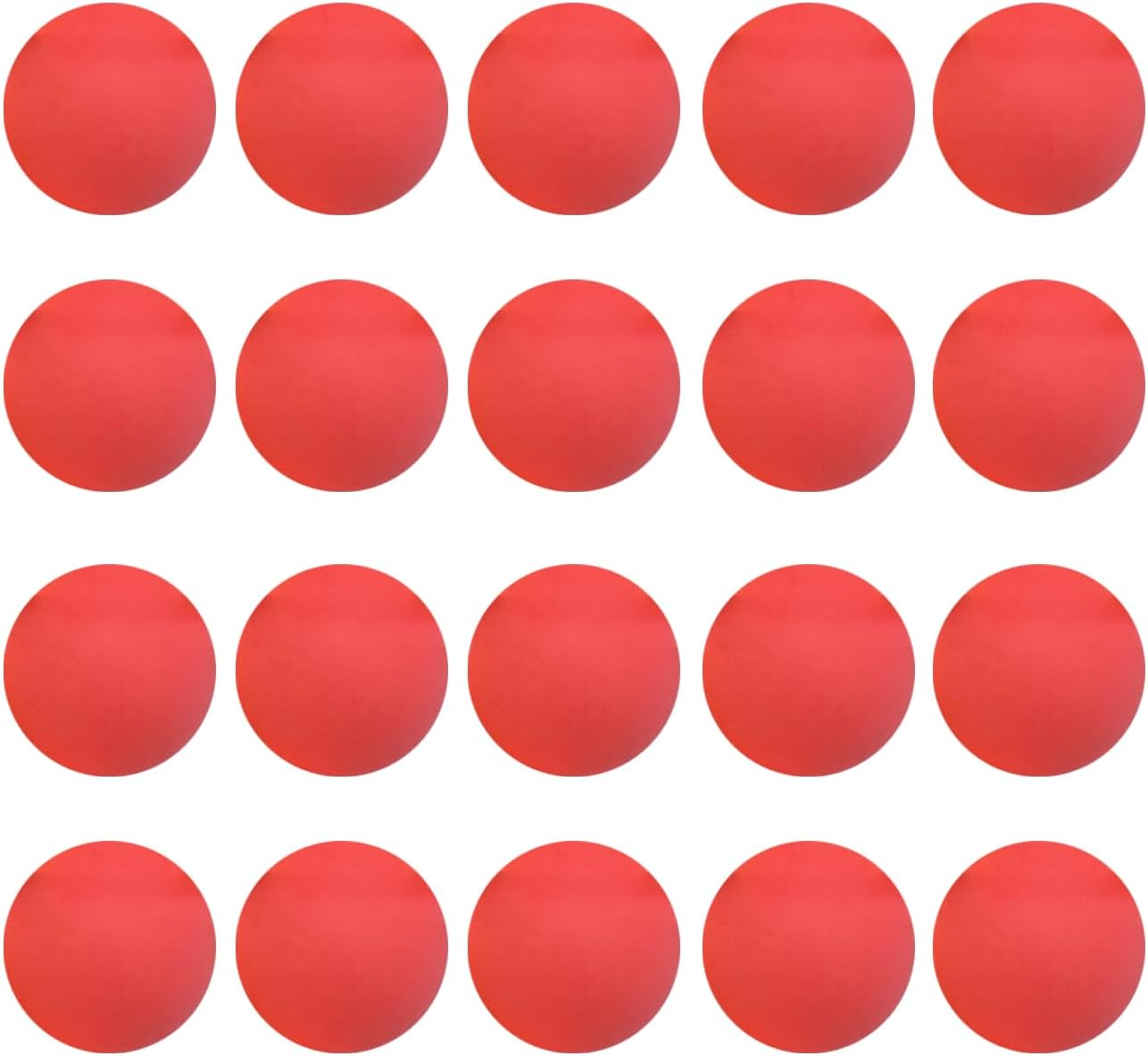 JANEMO 20 Pcs Pings Pong Balls,2G High Elasticity Assorted Color Table Tennis Balls,Used for Valentines Day Decorations, Entertainment Venues,Pet Toys,Handicrafts,Fun Games