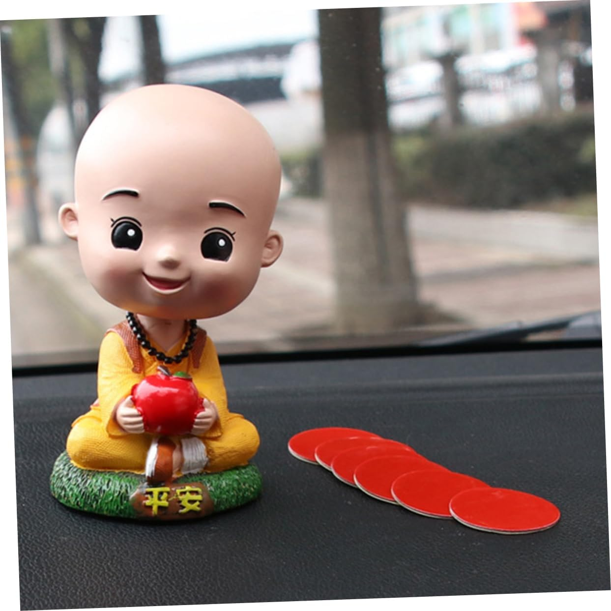 ULTECHNOVO 50Pcs round Double Sided Stickers for Car Perfume Seat Fixing Car Ornament Accessories Strong Mounting Tapes for Easy Application image number 1