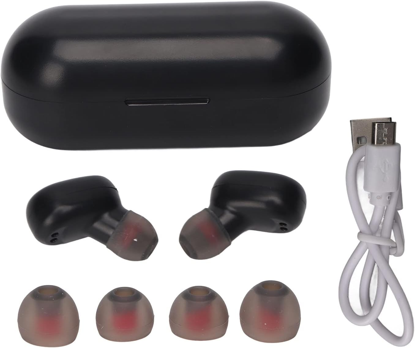 Bluetooth Translator Earbuds, Supports 84 Languages, L13 Two-Way Translator Device with Bluetooth and App, Wireless Voice Translator Device with Noise Cancelling for Ios, (Black) image number 6