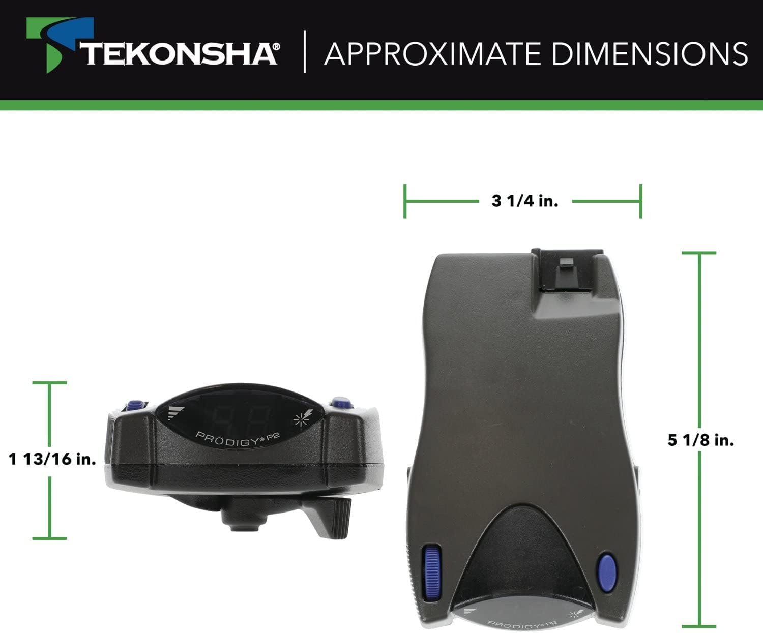 TEKONSHA 90885 / Tekonsha Prodigy P2 Electronic Brake Control F/1-4 Axle Trailers - Proportional image number 1