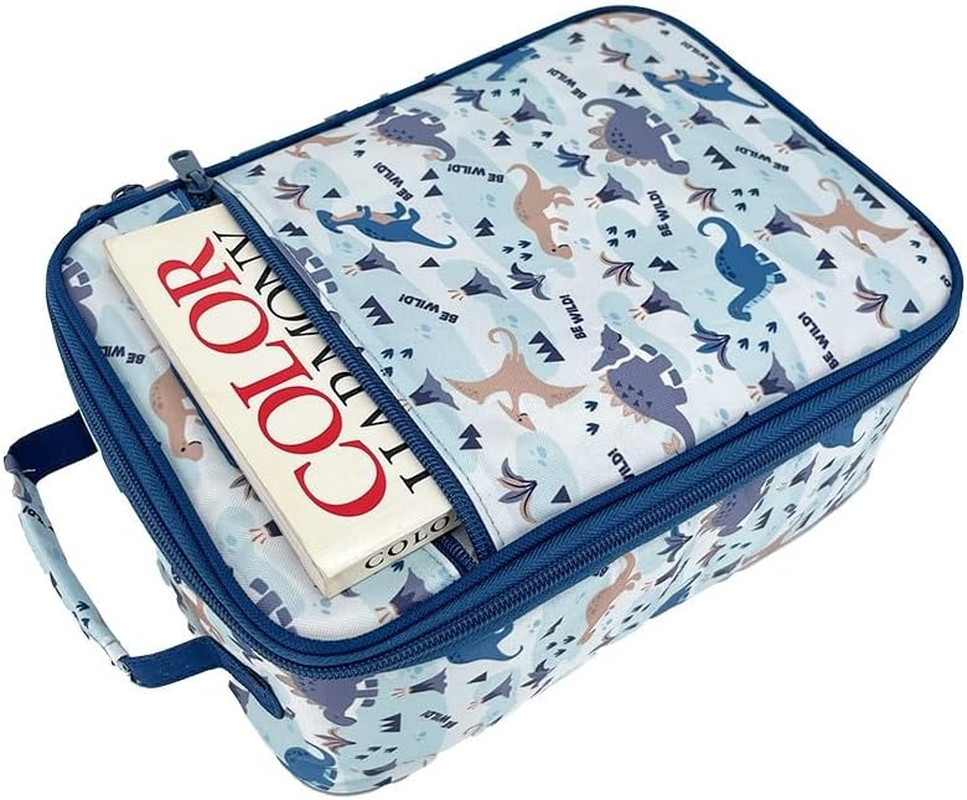 Sachi 'Style 225' Insulated Junior Lunch Tote - Dinosaur Land image number 3