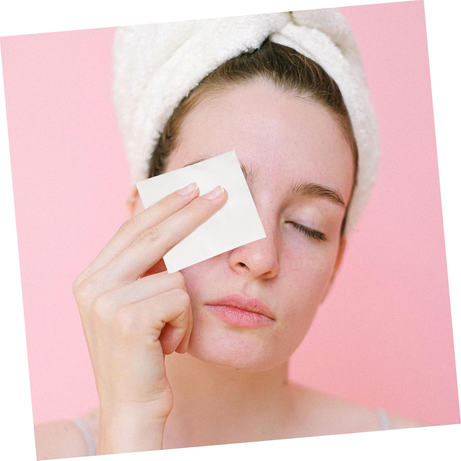 Ipetboom 200Pcs Cotton Pads for Makeup Removal Facial Cleansing Gentle Comfortable