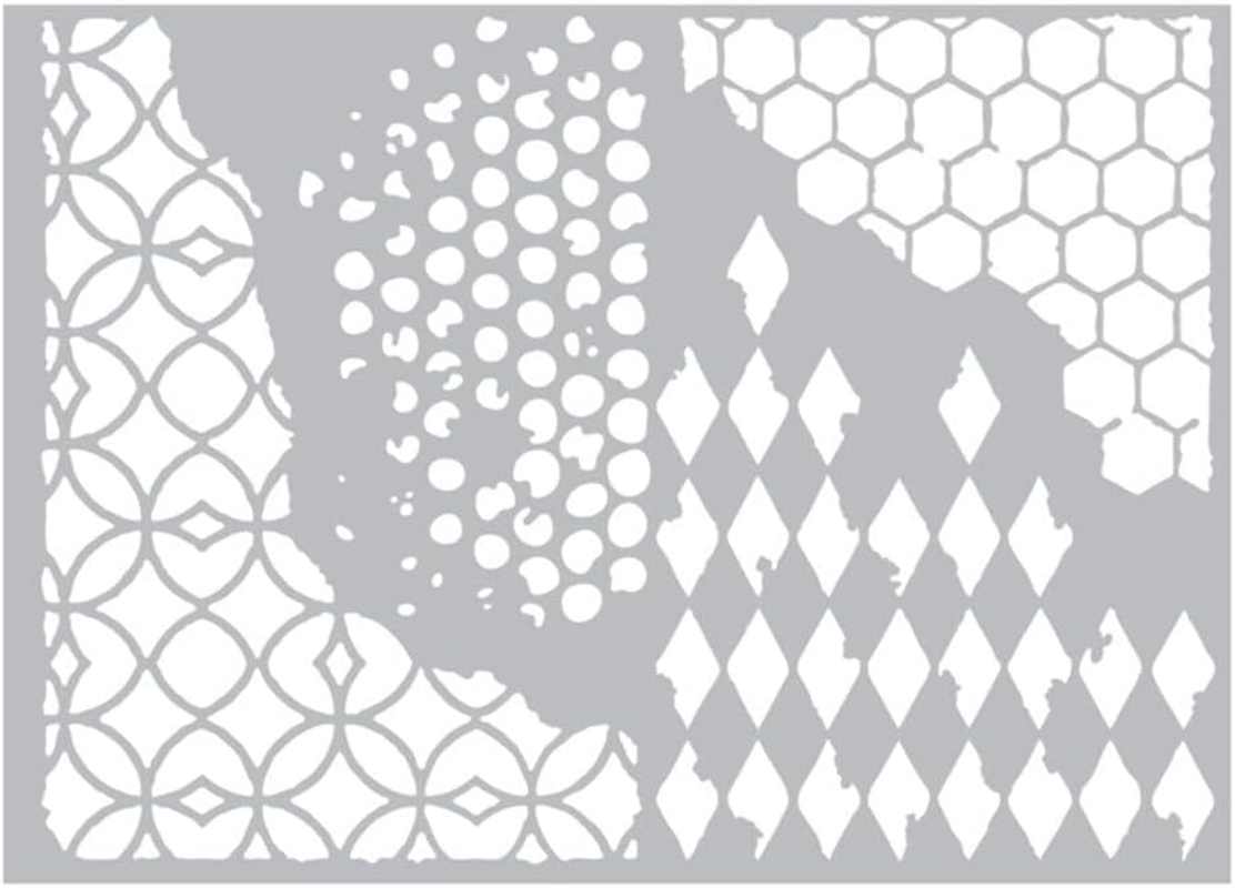 Sizzix Thinlits Die Set 4Pk-Mixed Media by Tim Holtz, Metal image number 1