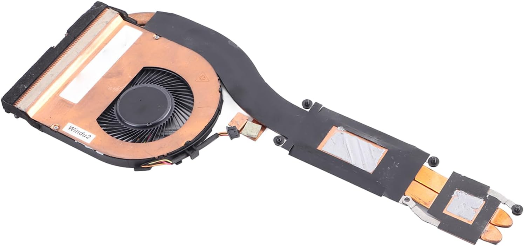Laptop CPU Cooling Fan, Heat Dissipation Aluminium Alloy ABS Brass CPU Cooling Fan Module for T480 T470 01YR200 01YR202 Laptop image number 3