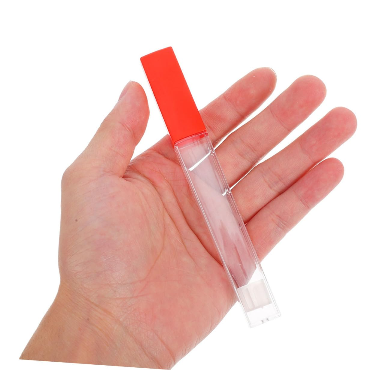 STOBAZA 2Pcs Plastic Thermometer Storage Cases for Adults Multipurpose Thermometer Holder Tubes for Home Hospital Clinic Needle Tool Organization image number 3