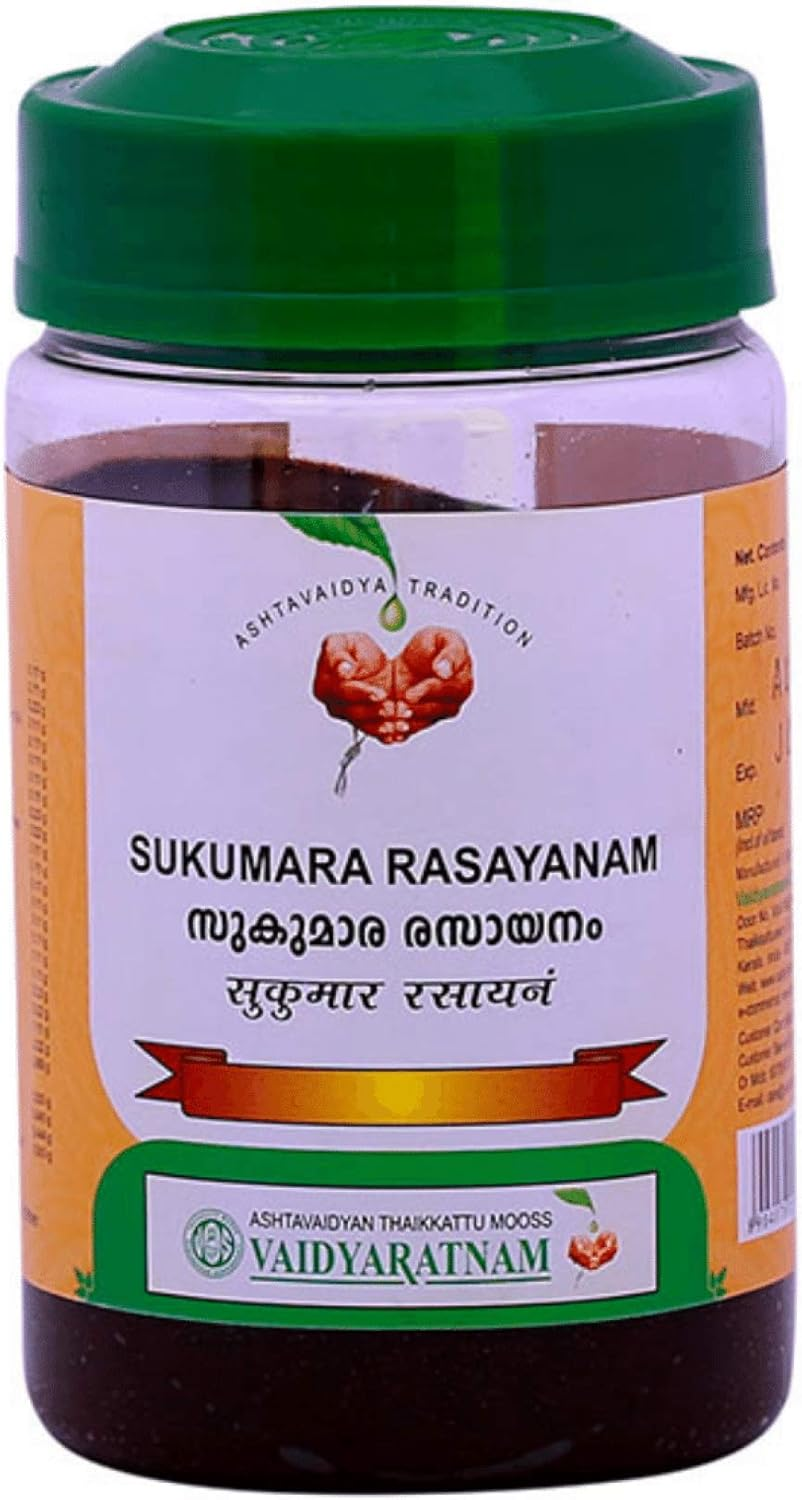 Vaidyaratnam Sukumara Rasayanam 250 Gram (Pack of 2) Ayurvedic Herbal Products, Ayurvedic Organic Products, Vaidyaratnam Products image number 1