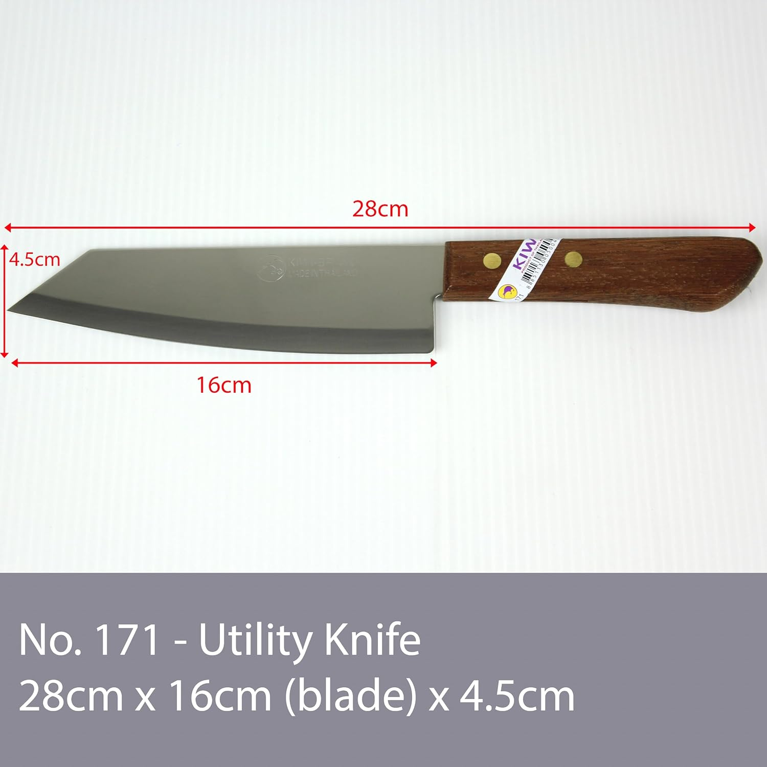 Kiwi Brand Stainless Steel 8 Inch Thai Chef'S Knife No. 21 image number 4