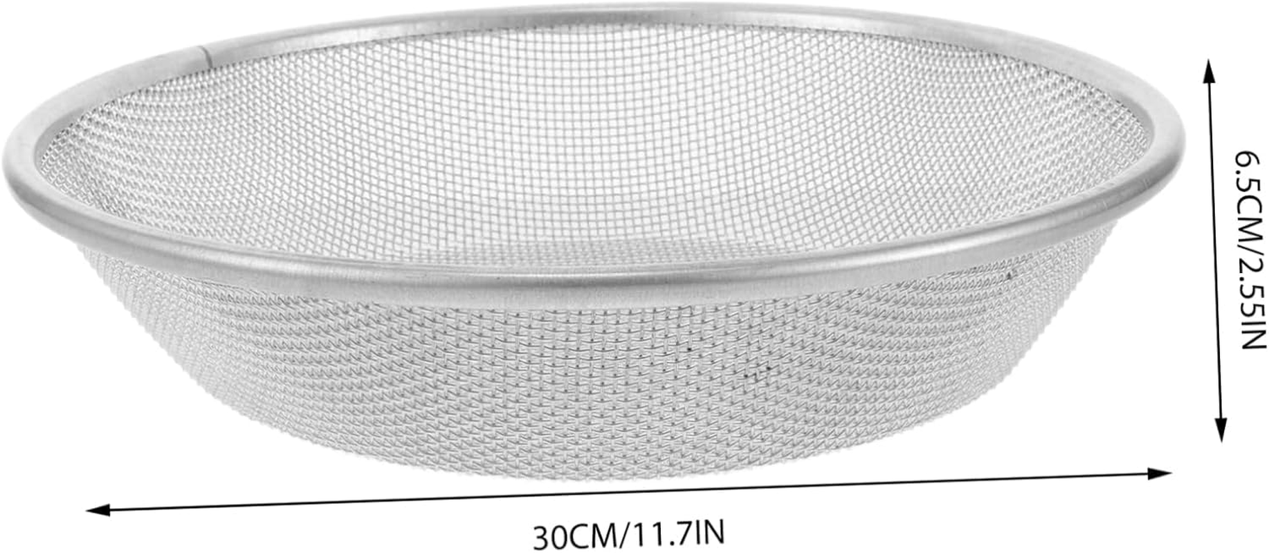 KONTONTY Fine Mesh Sandstone Sieve Tool for Garden Women Gardening Gloves Soil Sifter Strainer Pan Compatible Bucket image number 4