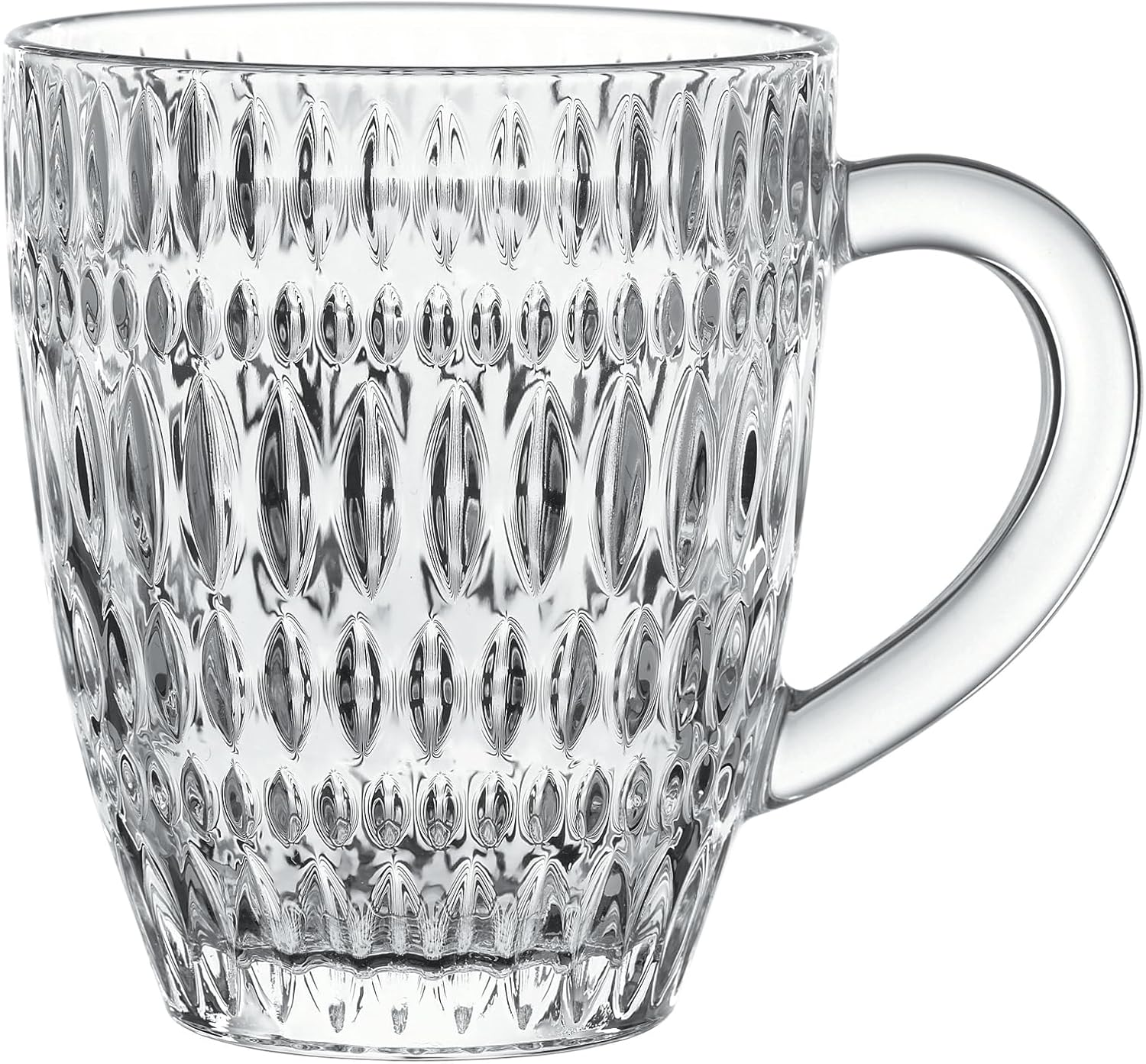 Nachtmann 104908 Set of 2 Crystal Glass Coffee Mugs 392 Ml Ethnic Barista image number 5