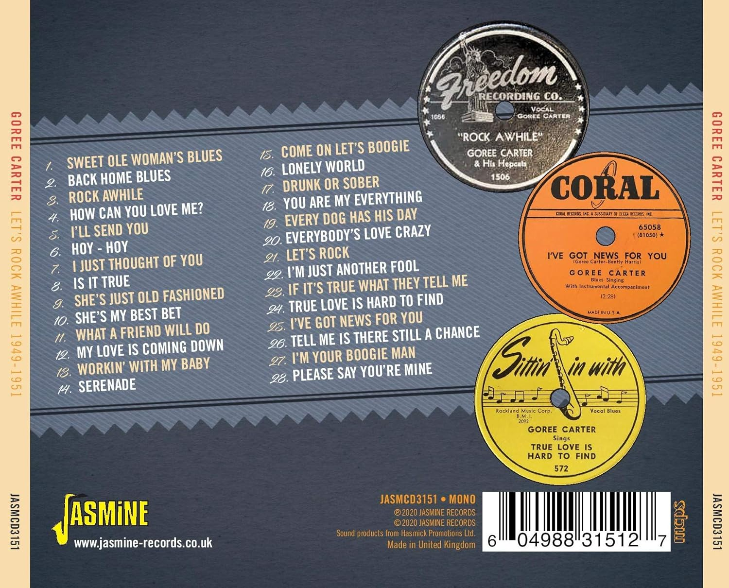 His Guitar, His Hepcats & His Rocking Rhythm Orchestra: Let'S Rockawhile 1949-1951 image number 1