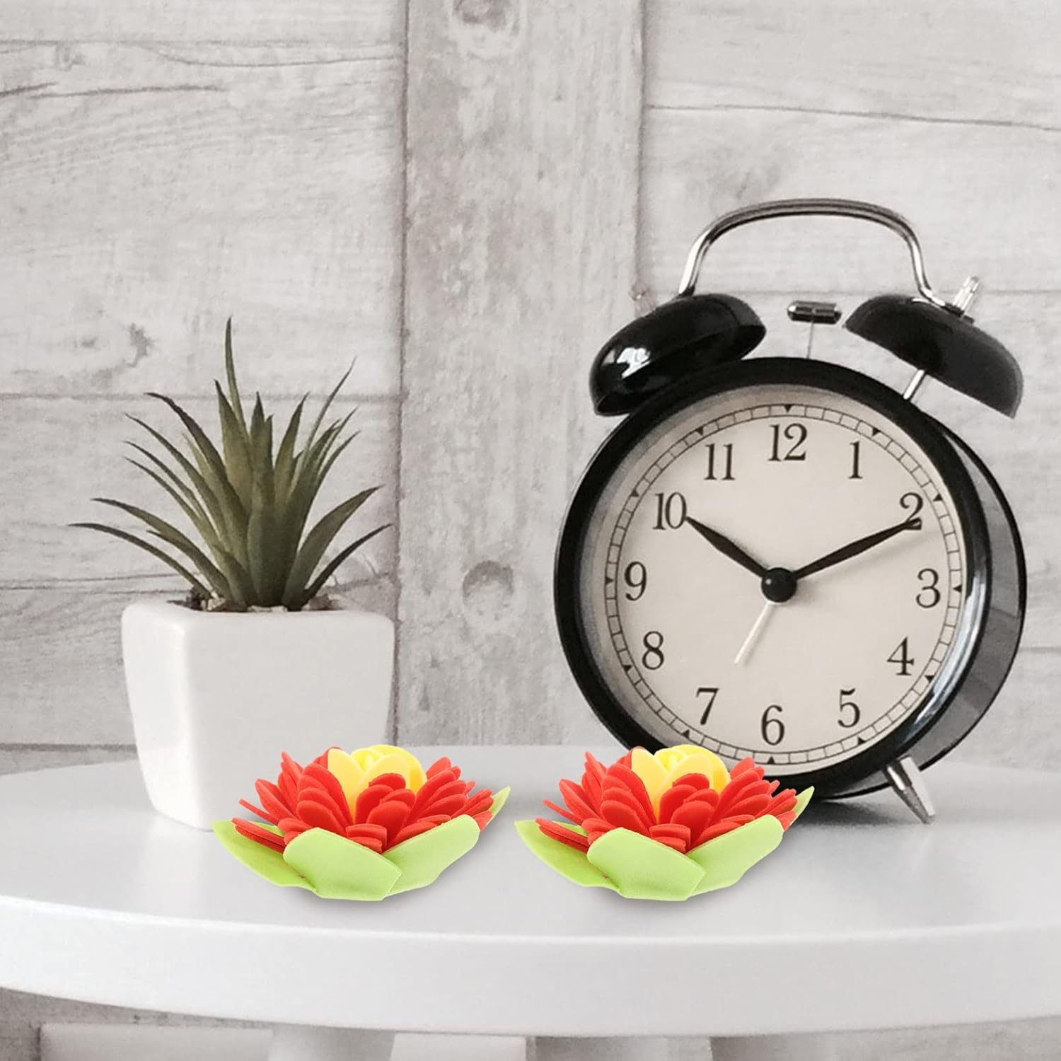 LALAFINA 50Pcs Aromatherapy Flowers Car Cabinet Aroma Diffusers Fragrance Artificial Flower Decoration for Office Bathroom Desk image number 4