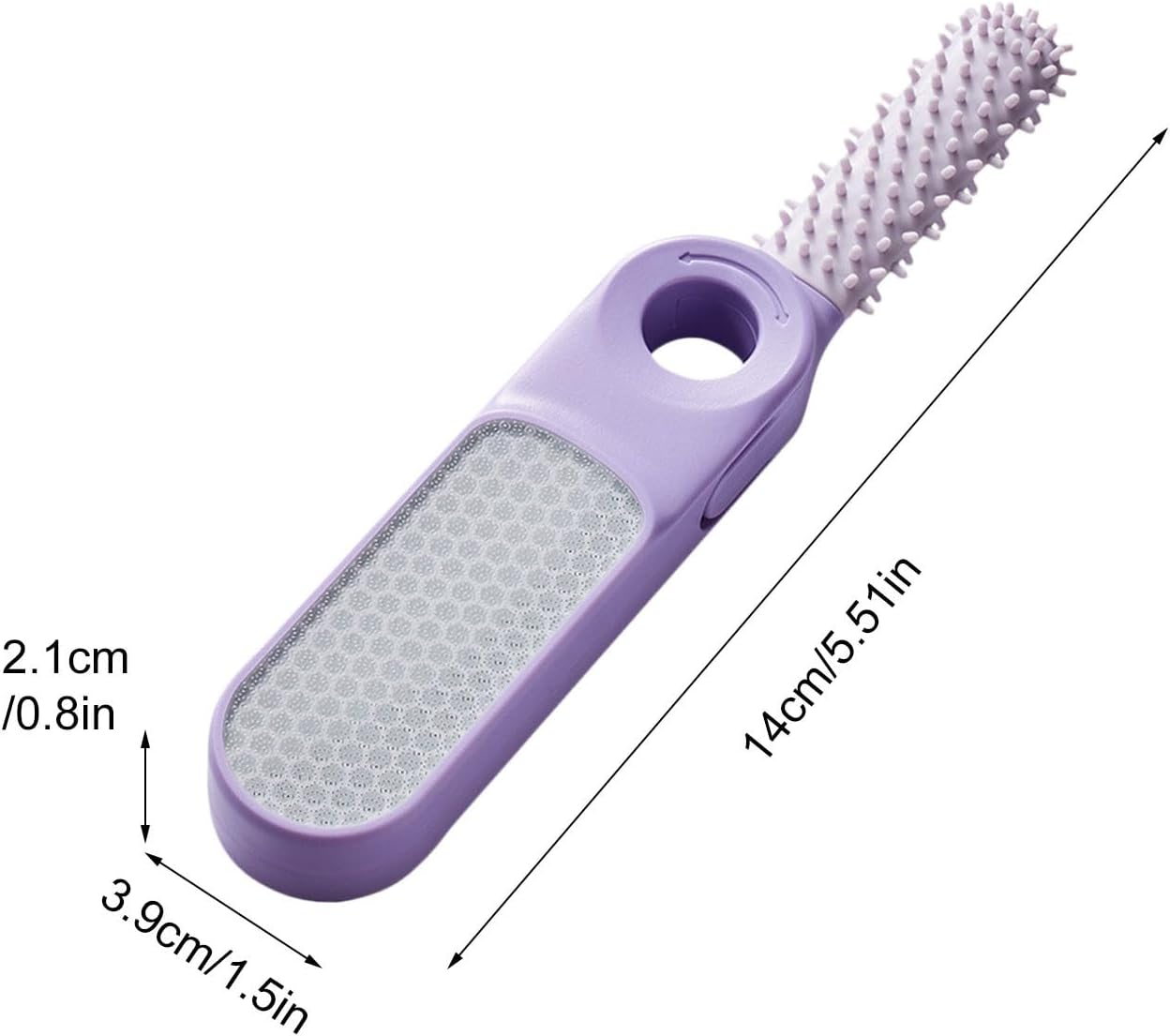 Foot Callus Remover | Pedicure Grinder Tool | Multipurpose Dead Skin Callus Remover for Daily Maintenance Pedicure Spa Travel Home Adults Seniors - Purple image number 6
