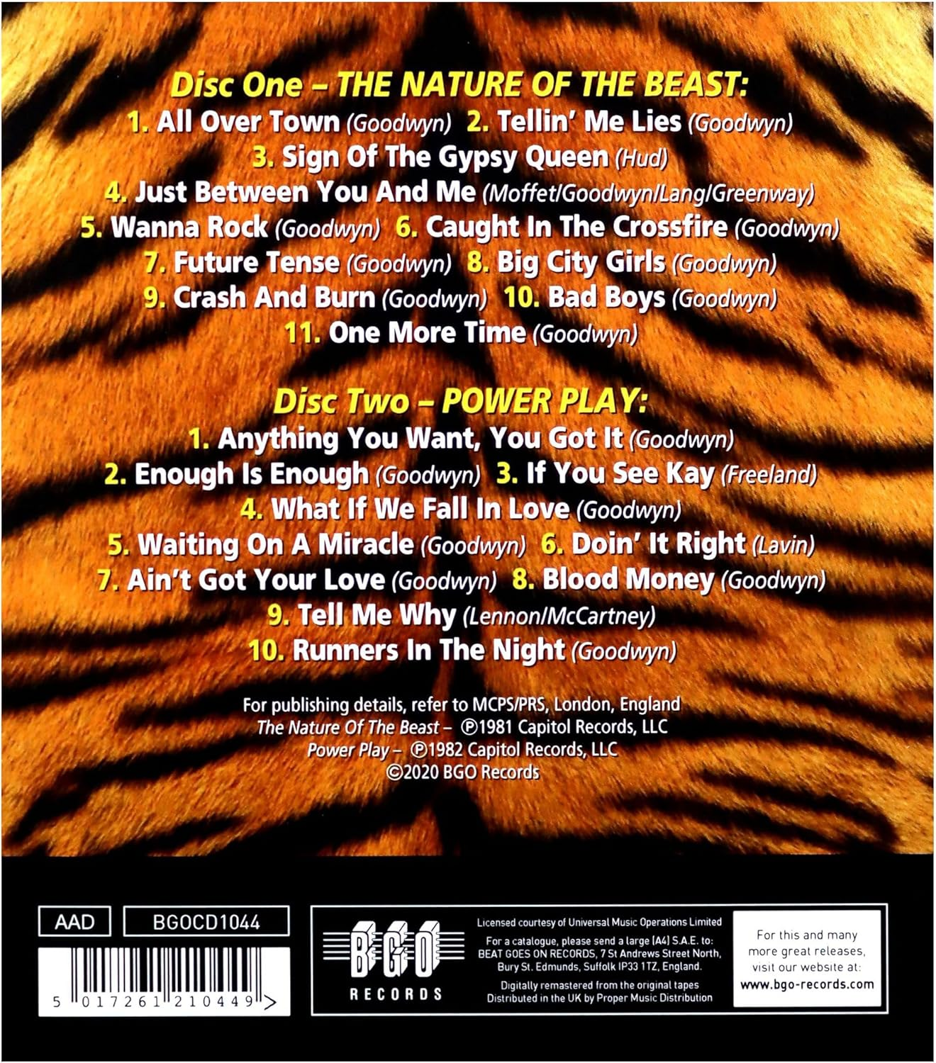 Nature of the Beast / Power Play