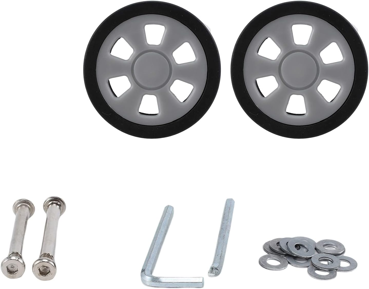 Ysyaxsyt Luggage Accessories Wheels Aircraft Suitcase Pulley Rollers Mute Wheel Wear- Parts Repair 55X12Mm image number 4