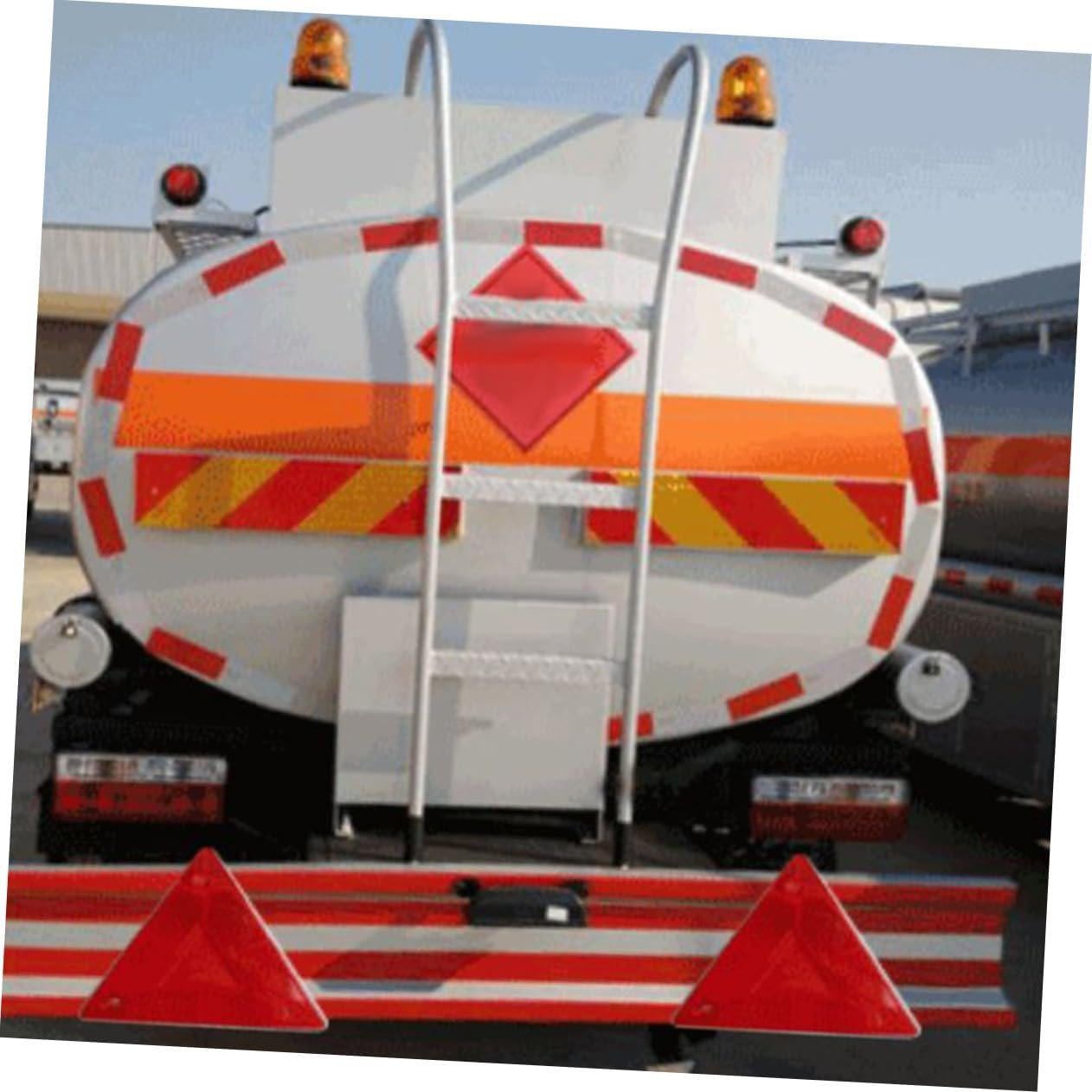 10Pcs Car Reflectors Truck Plastic Warning Sign Reflectors for Vehicle Safety at Night Rainy Roads image number 2