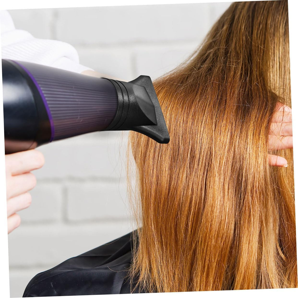 ARTSEWPLY Professional Nylon Hair Dryer Attachment Nozzle Heat Resistant Hairdressing Tool for Volume and Styling Easy to Install Accessories for Hair Dryers image number 2