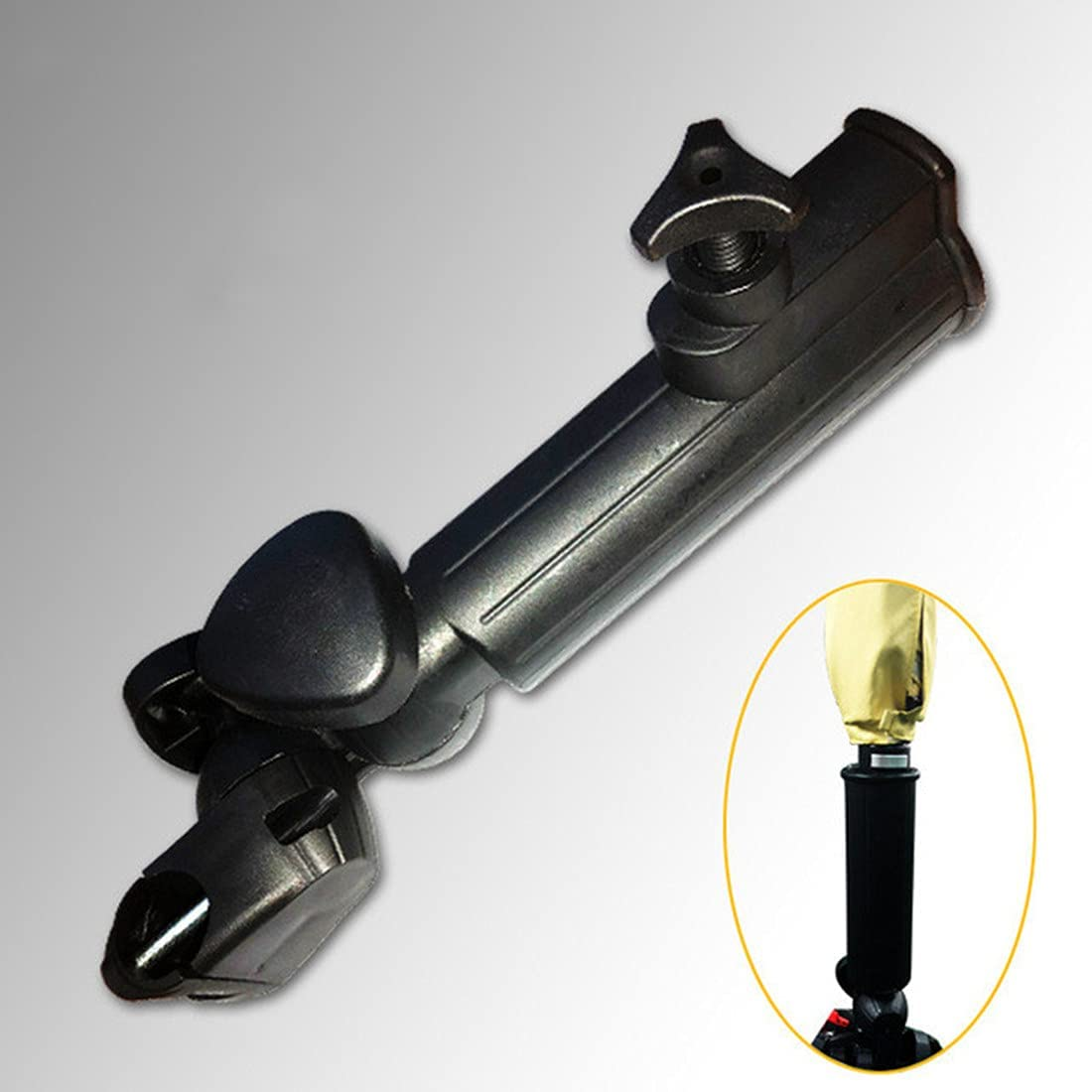 Golf Trolley Umbrella Holder,Universal Umbrella Stand,For Golf Cart Handles(Black) image number 1