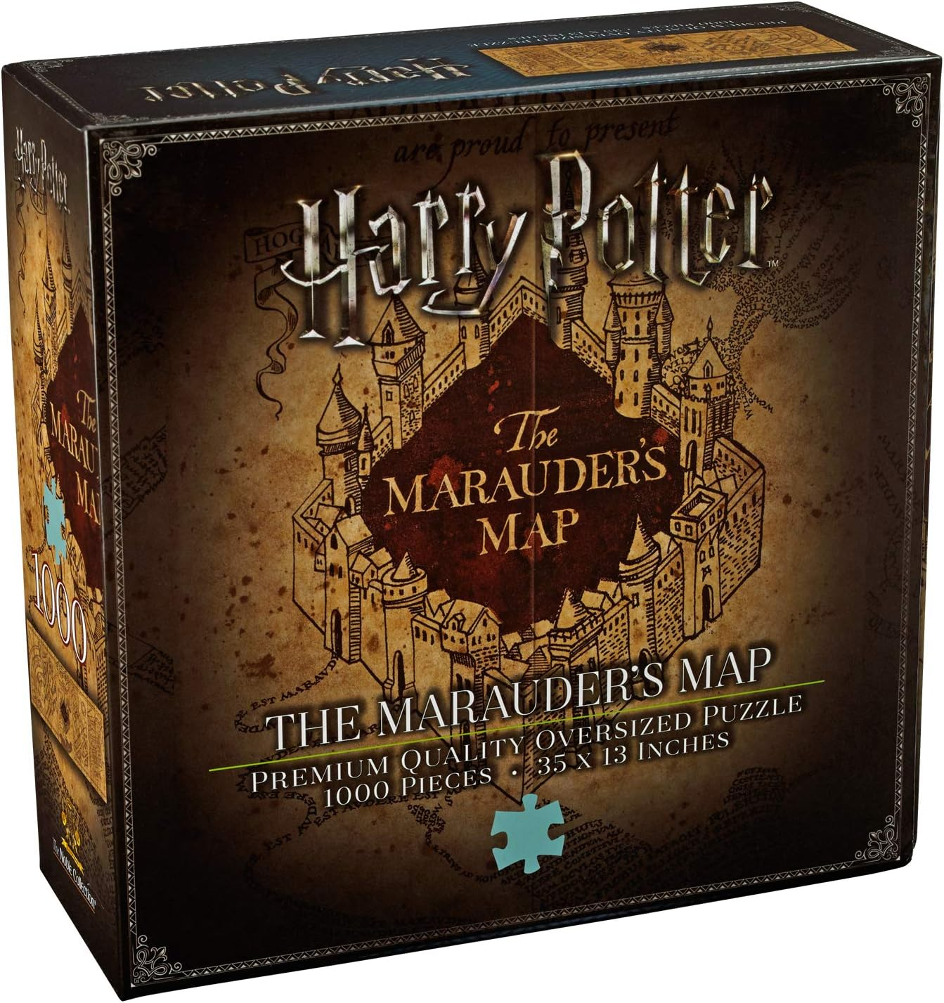 The Noble Collection Marauders Map 1,000Pc Jigsaw Puzzle image number 5