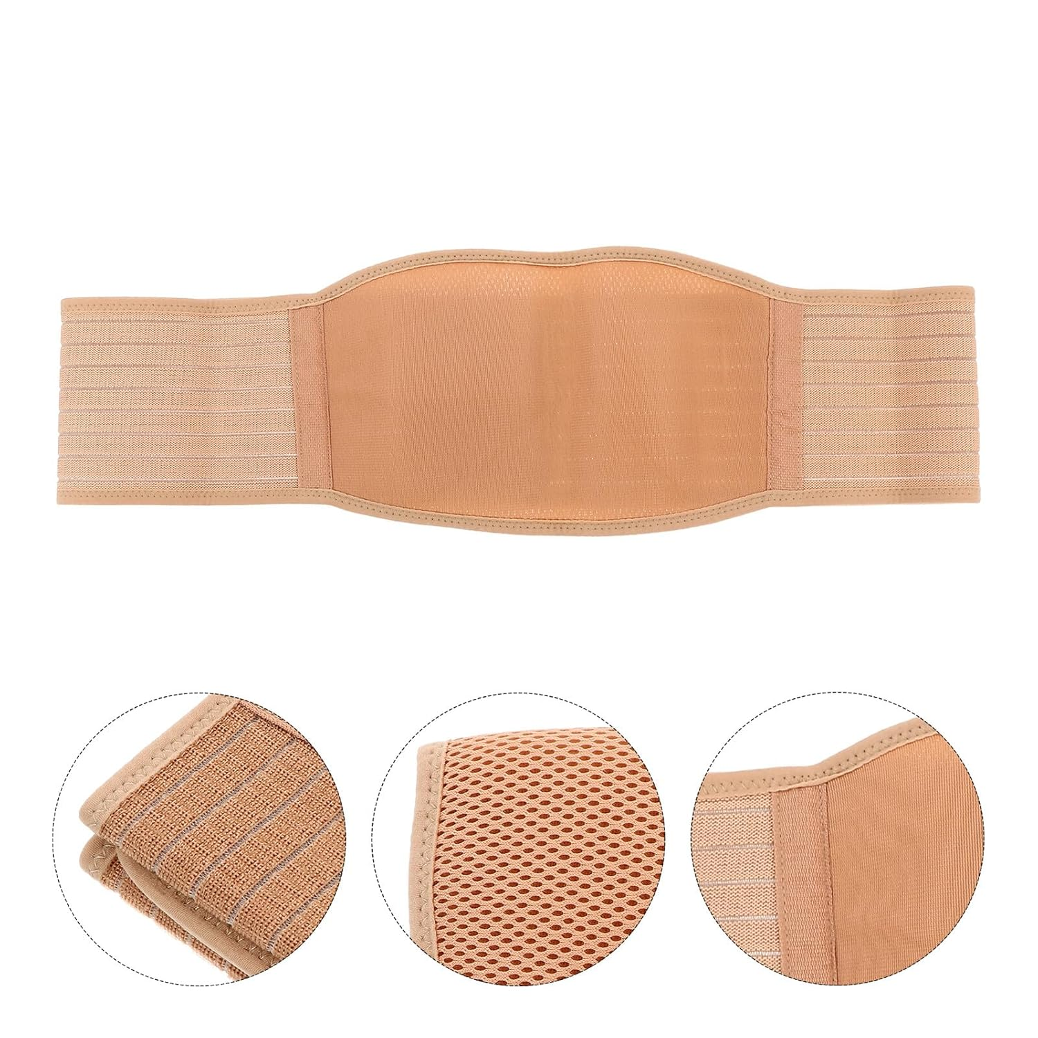 Breathable Maternity Belt Adjustable Abdomen Brace for Pregnancy Belly Support Band Relieves Back Pelvic Pressure Pregnancy over Belly Bump Support image number 4