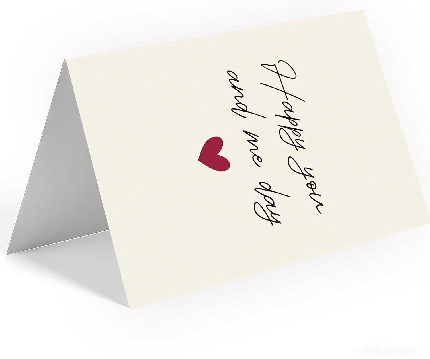 Elegant Anniversary Card for Couple - Romantic Card for Husband, Wife, Boyfriend & Girlfriend with Envelope | Wedding & Valentine'S Day Card | 12X18 Cm Premium Cardstock (Partners D)