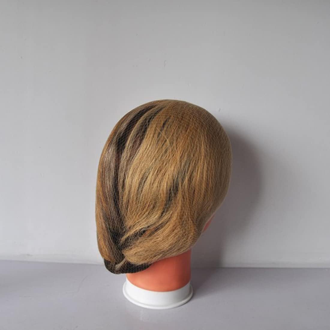 50 Pieces Invisible Hair Net Elastic Mesh Side Ties 10 Pieces Hair Clip Dancing Chignon Mesh Set Invisible Chignon Net for Women image number 2