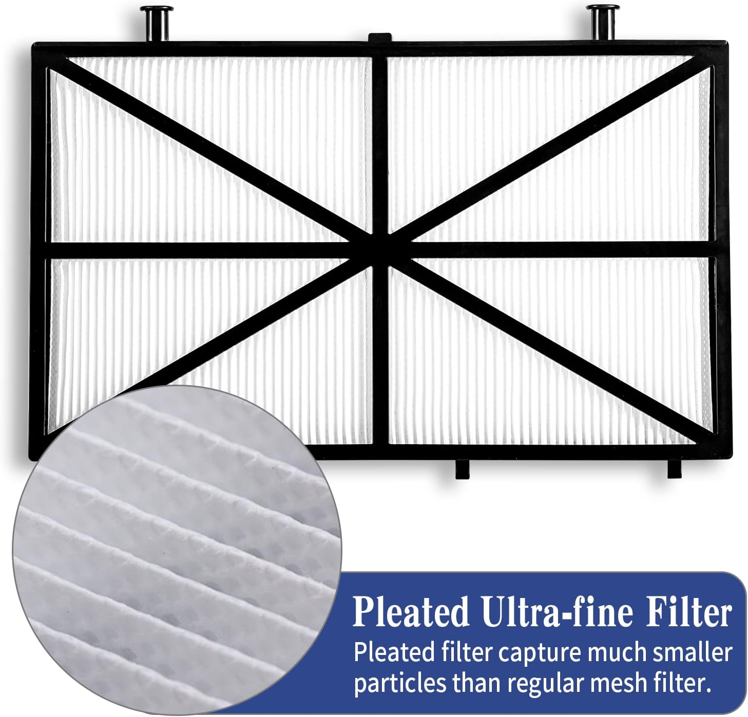 4PCS Ultra Fine Filters Compatible with Dolphin Nautilus CC plus (Not for Nautilus CC), Nautilus CC Supreme, M200/M400/M500, Pleated Pool Cleaner Replacement Part, Replace# 9991432-R4 image number 1