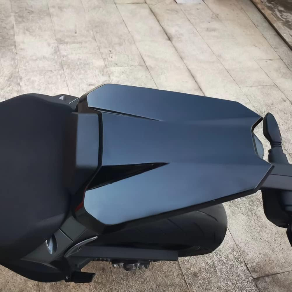 Lorababer Motorcycle Rear Passenger Pillion Seat Cowl Cover Tail Section ABS Hard Fairing Compatible with K.T.M 1290 Super Duke R 2020 2021 2022 2023 Rear Solo Seat Cowl Hump (Matte Black)