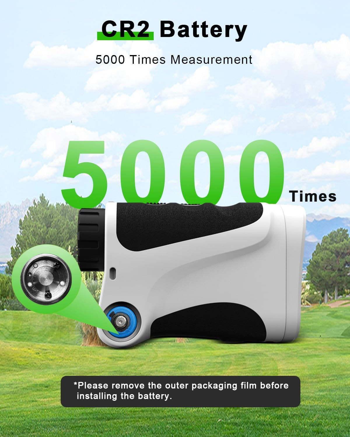 PEAKPULSE Golf Range Finder Accessories Rangefinder Gifts for Men Golfing Equipment Distance Finders with Slope Flag Pole Locking Vibration Fast Focus System image number 5