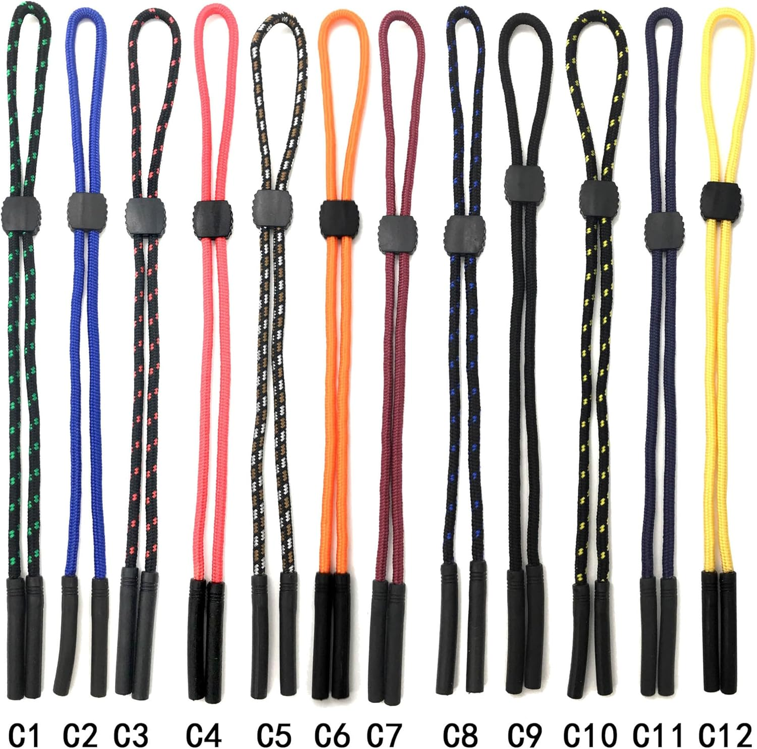 4 Cords Eyeglasses String Holder Strap - Eyeglass Holder Chains for Women Man - Glasses Chain Lanyard Cords - Neck Sunglass Strap Retainer Rope