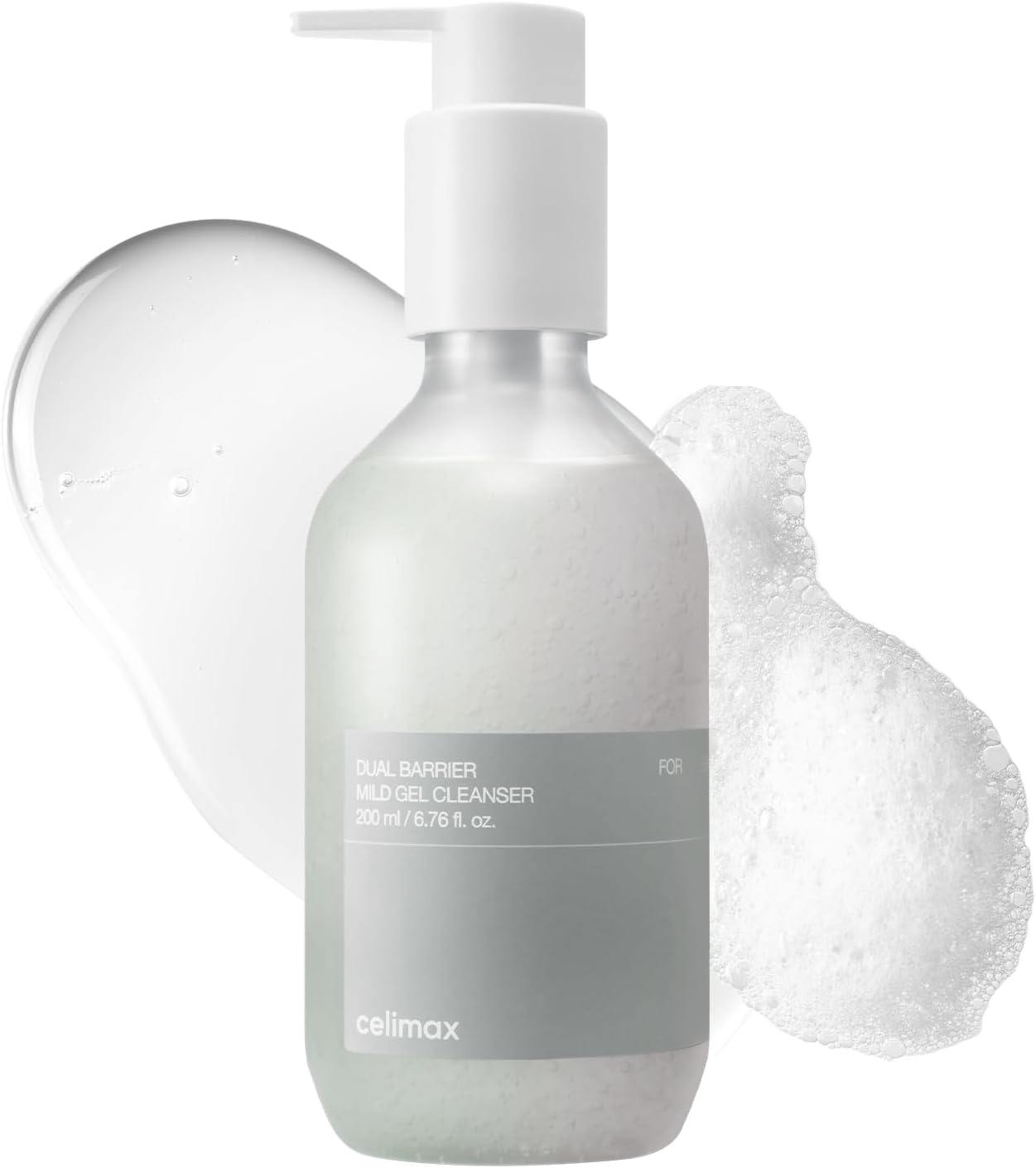 Celimax Dual Barrier Mild Gel Cleanser | with Ceramide, Facial Cleansing, Hydrating, Moisturizing, Soothing, Calming Face Wash, 200Ml image number 2